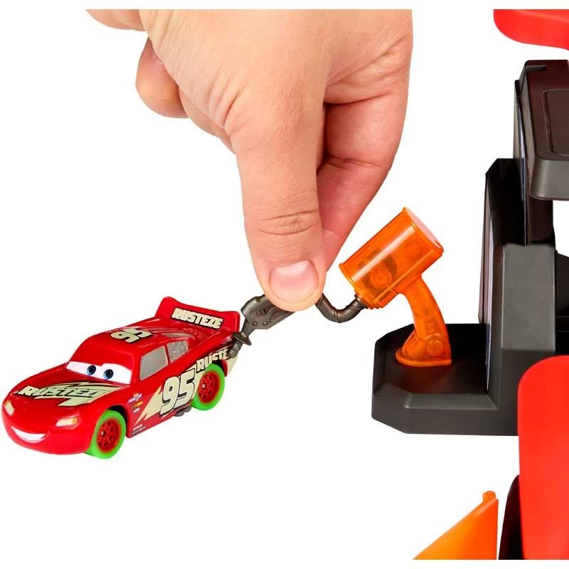 Disney Pixar Cars Glow Racers Launch & Criss-Cross Glow Race Playset 4 Disney Pixar Cars Glow Racers Launch & Criss-Cross Glow Race Playset - Image 4