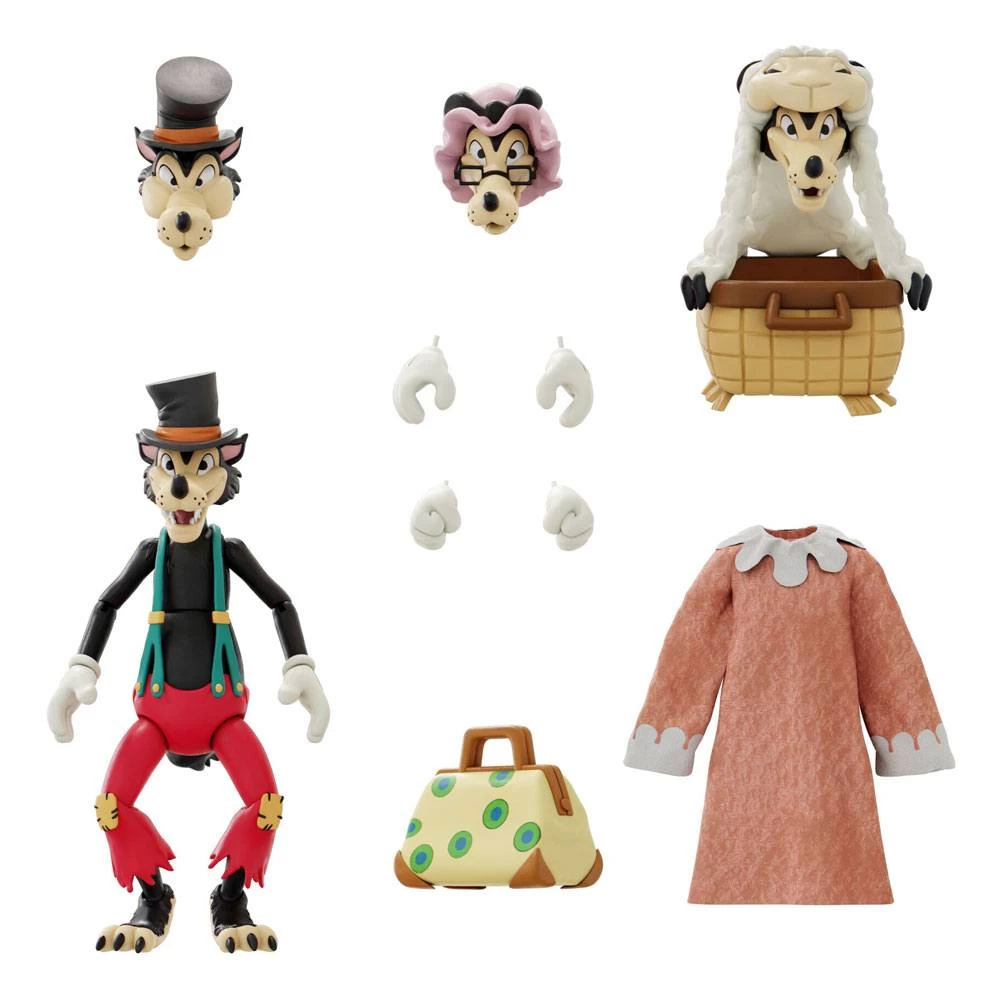 SUPER7 Disney Ultimates Action Figure The Big Bad Wolf 18 Cm 1 SUPER7 Disney Ultimates Action Figure The Big Bad Wolf 18 Cm