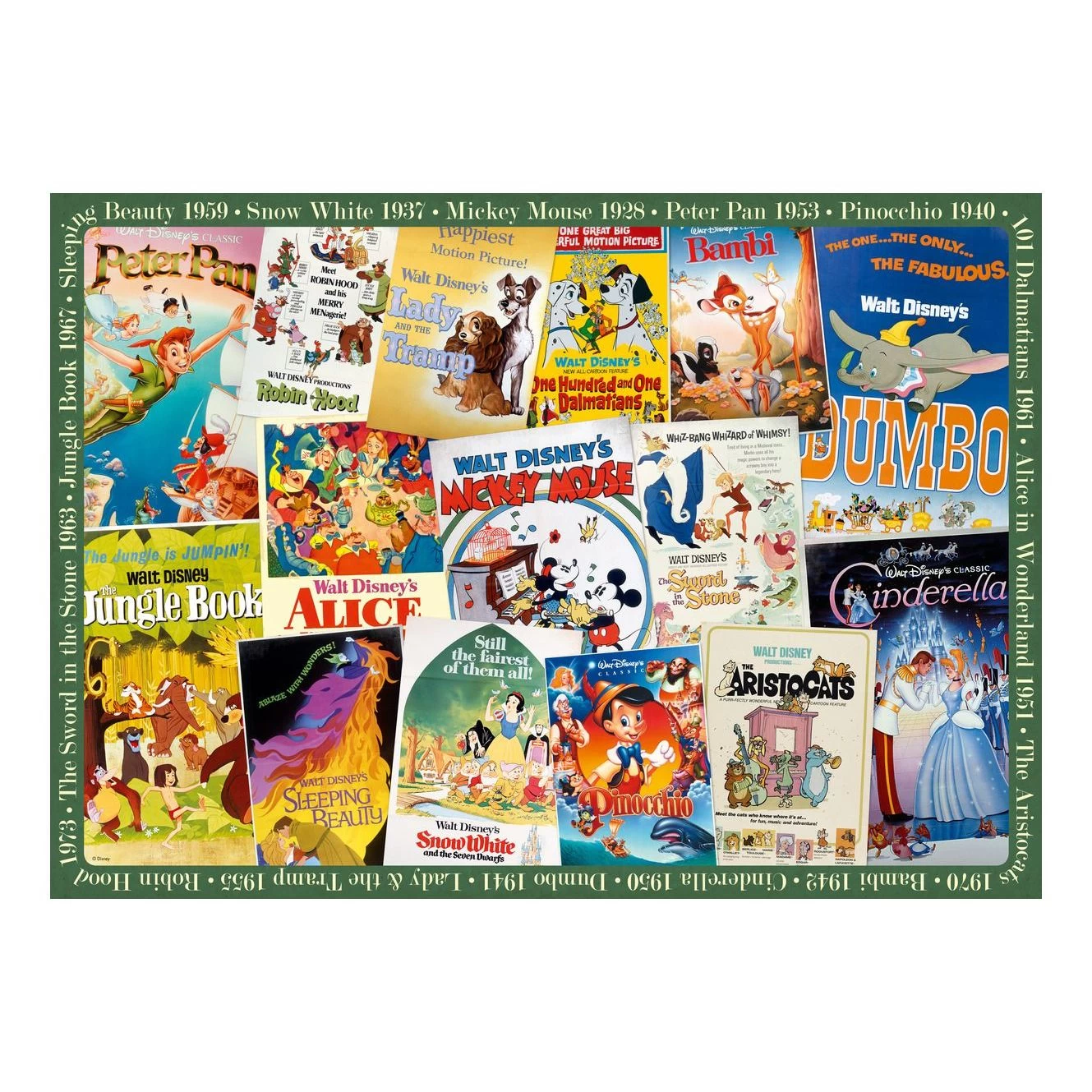 Ravensburger Disney Vintage Movie Posters 1000 Piece Jigsaw Puzzle 8 Ravensburger Disney Vintage Movie Posters 1000 Piece Jigsaw Puzzle - Image 8
