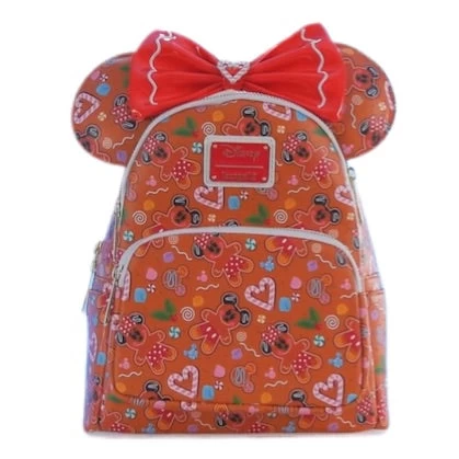 Loungefly Disney Gingerbread AOP Mini Backpack Headband Set 2 Loungefly Disney Gingerbread AOP Mini Backpack Headband Set - Image 2