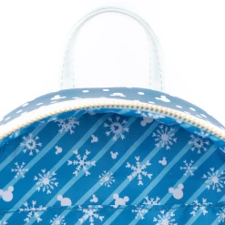 Loungefly Disney Snowman Minnie Mickey Snow Globe Mini Backpack 7 Loungefly Disney Snowman Minnie Mickey Snow Globe Mini Backpack -Disney Toys File 025 51019