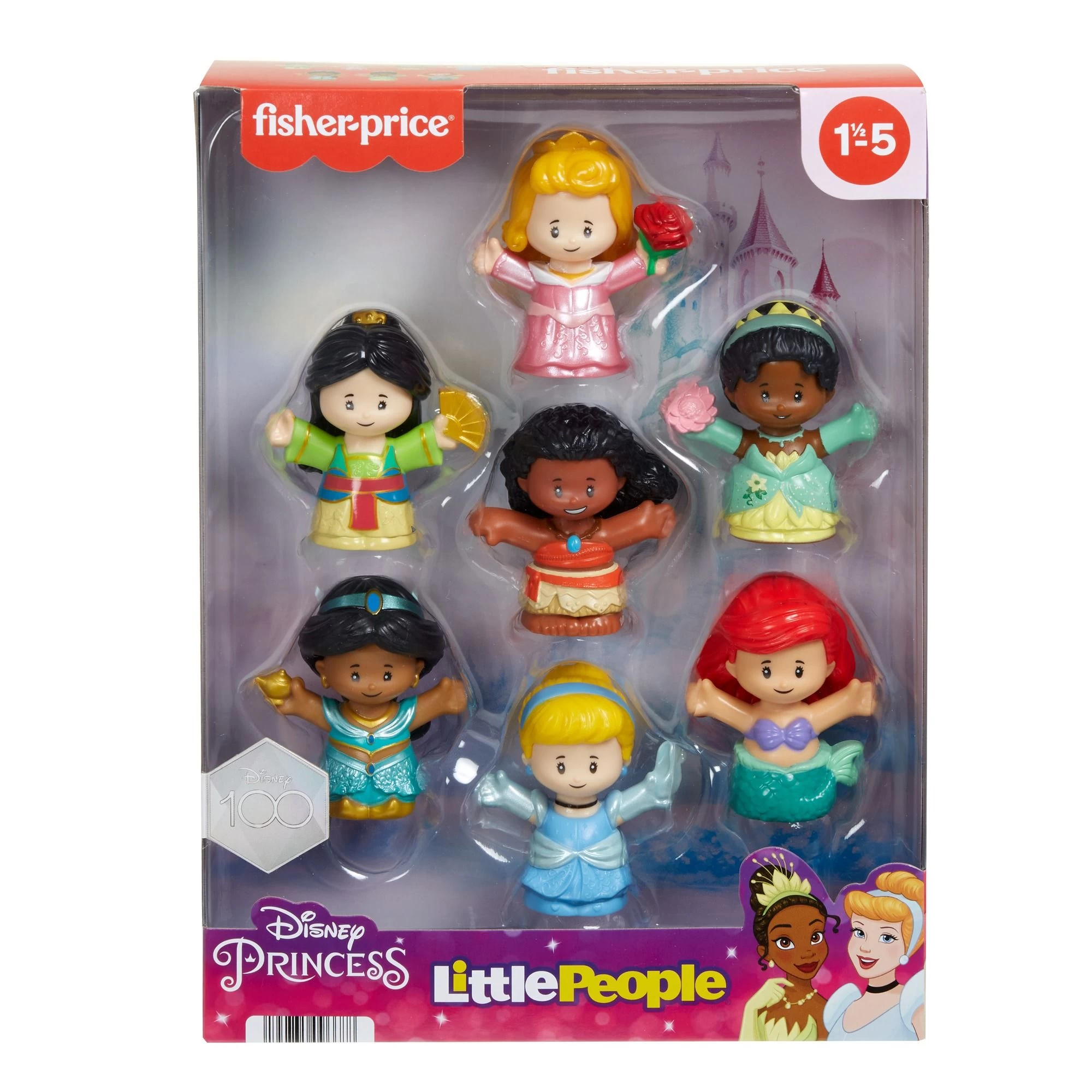 Fisher Price Fisher-Price Little People Disney Princess Figures 7 Pack 1 Fisher Price Fisher-Price Little People Disney Princess Figures 7 Pack