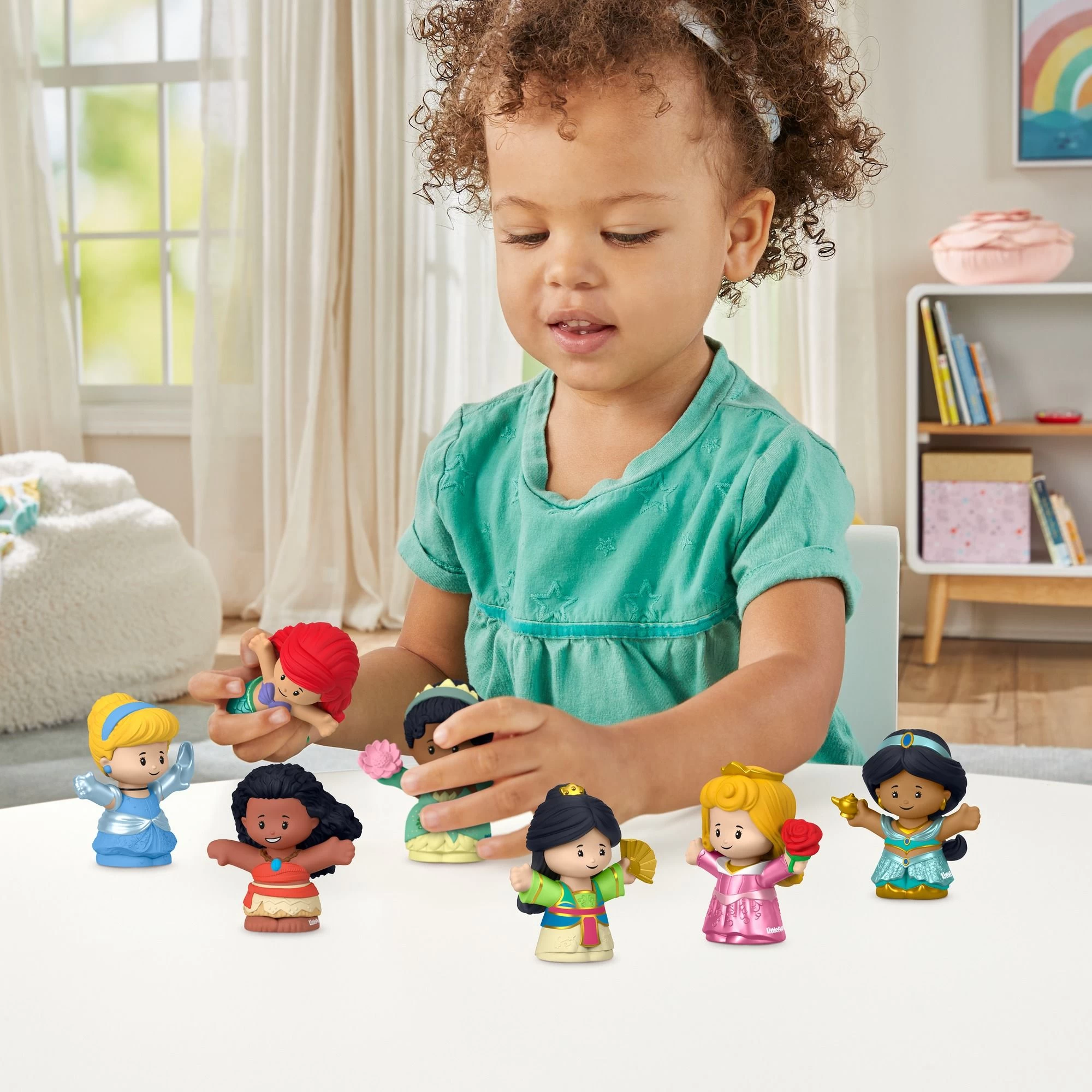 Fisher Price Fisher-Price Little People Disney Princess Figures 7 Pack 2 Fisher Price Fisher-Price Little People Disney Princess Figures 7 Pack - Image 2