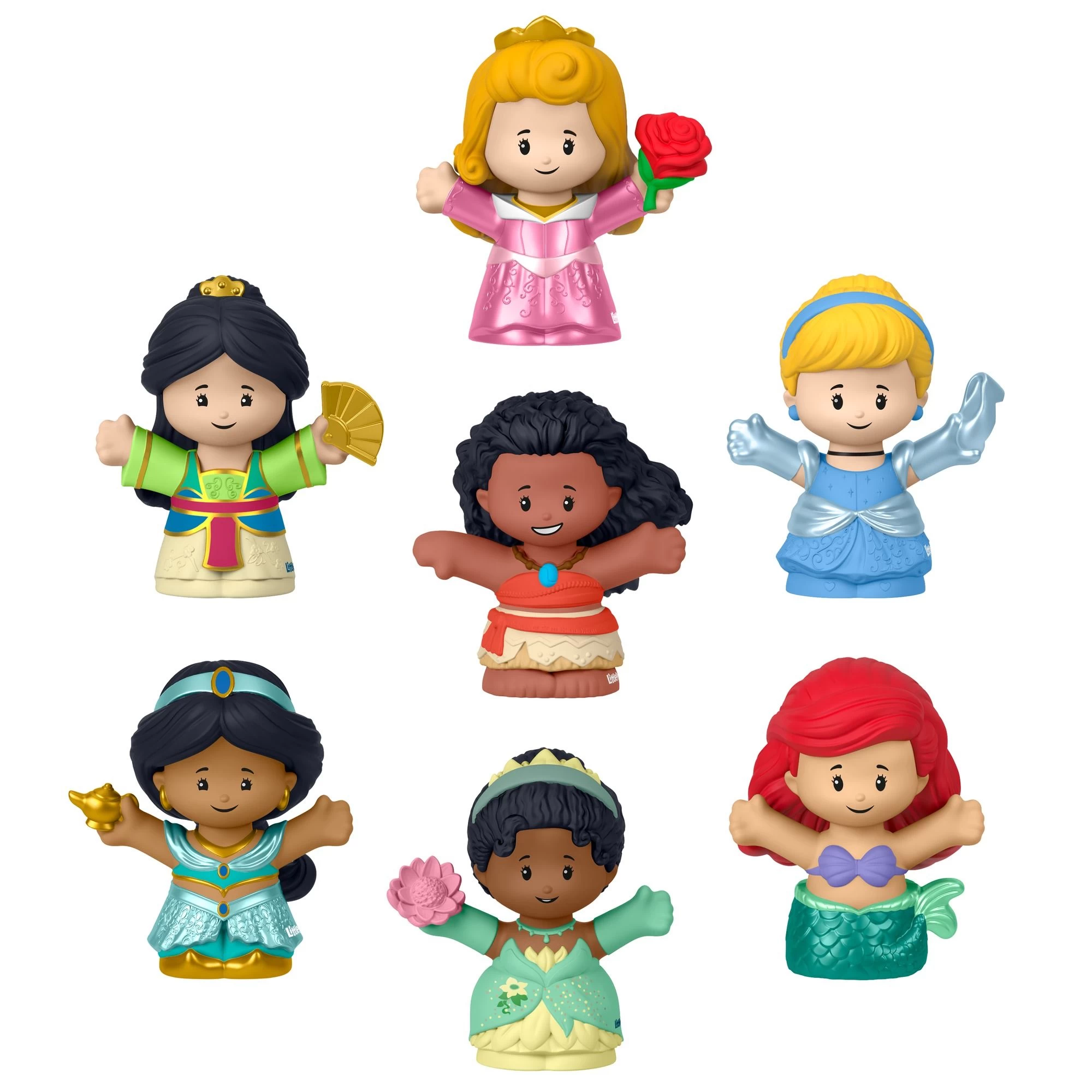 Fisher Price Fisher-Price Little People Disney Princess Figures 7 Pack 3 Fisher Price Fisher-Price Little People Disney Princess Figures 7 Pack - Image 3
