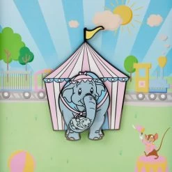 LOUNGEFLY Disney Dumbo Mrs Jumbo Craddle Trunk 3" Inch Collector Box Pin -Disney Toys HfT800gs