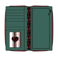 Loungefly Disney Villains Scene Series Queen Of Hearts Ziparound Wallet -Disney Toys IMG 6136 82355