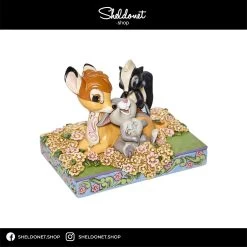 Enesco: Disney Traditions - Bambi And Friends In Flowers -Disney Toys Image106