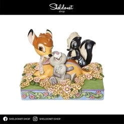 Enesco: Disney Traditions - Bambi And Friends In Flowers
