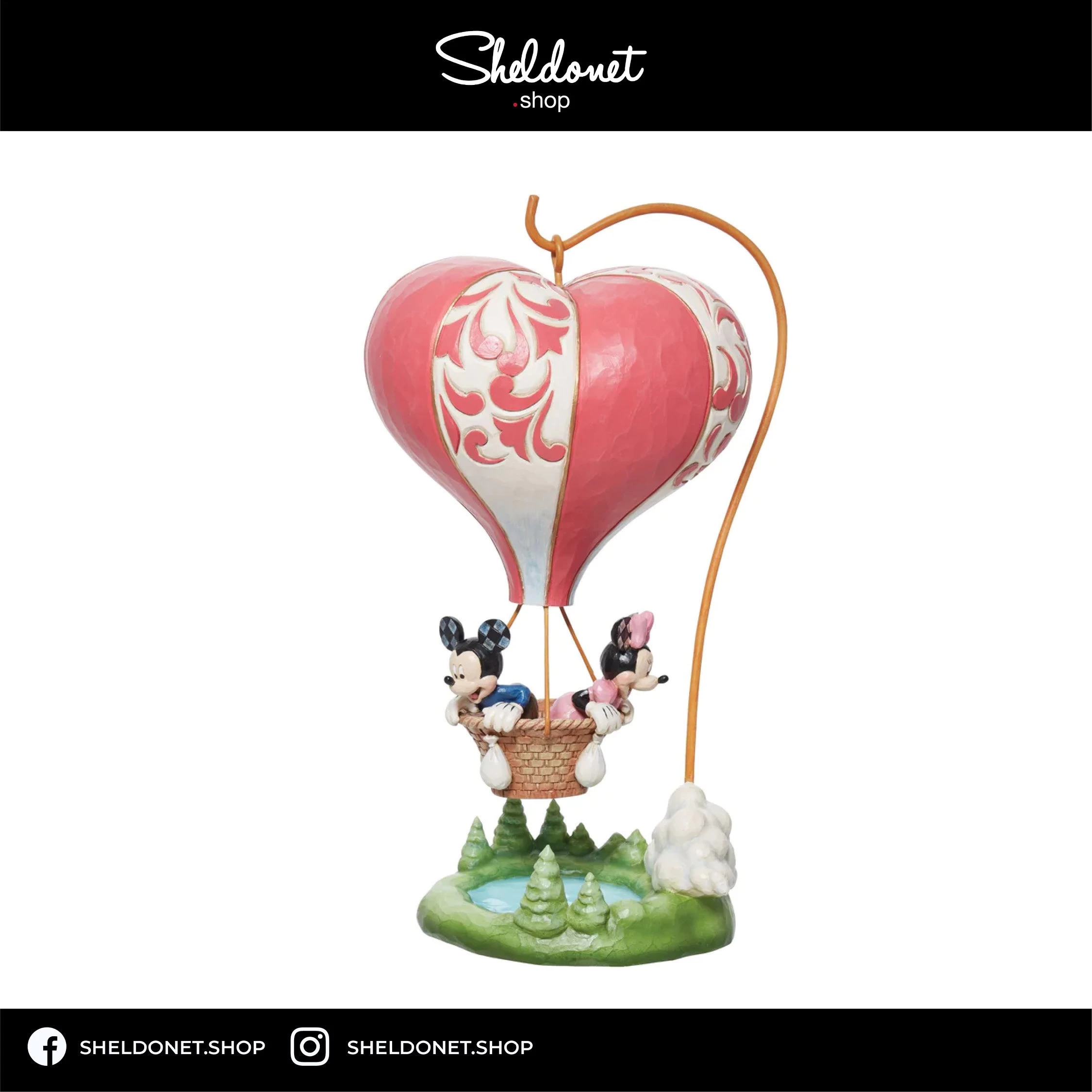 Enesco: Disney Traditions - Mickey & Minnie Heart-Air Balloon 1 Enesco: Disney Traditions - Mickey & Minnie Heart-Air Balloon