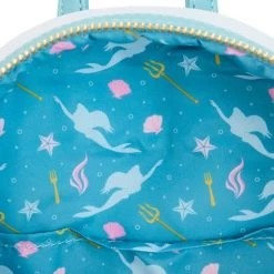 Loungefly Disney Little Mermaid Tritons Gift Mini Backpack -Disney Toys OFTwUz1w