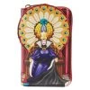 LOUNGEFLY Disney Snow White Evil Queen Throne Ziparound Wallet