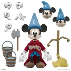 SUPER7 Disney: Ultimates - Sorcerer's Apprentice Mickey 7 Inch Action Figure