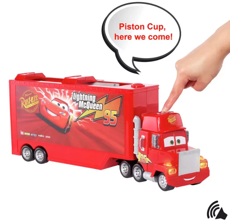 Disney Pixar Cars Track Talkers Chat & Haul Mack Hauler Playset 7 Disney Pixar Cars Track Talkers Chat & Haul Mack Hauler Playset - Image 7