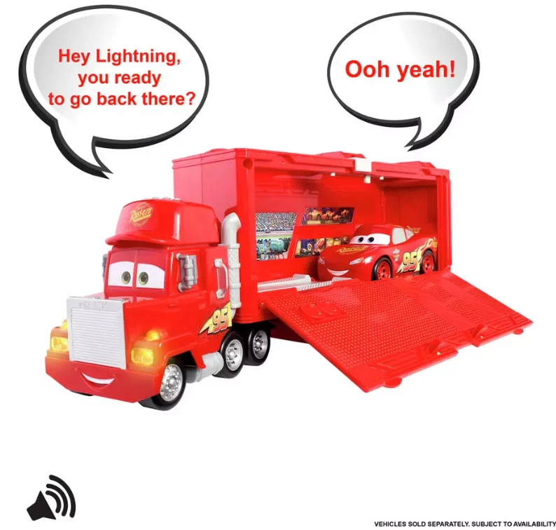 Disney Pixar Cars Track Talkers Chat & Haul Mack Hauler Playset 8 Disney Pixar Cars Track Talkers Chat & Haul Mack Hauler Playset - Image 8