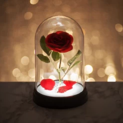 Official Disney Beauty And The Beast Enchanted Rose Light