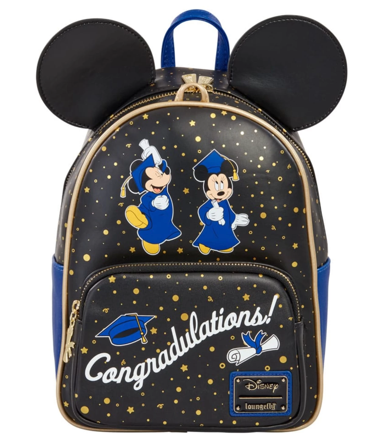 Disney Mickey & Minnie Graduation USA Exclusive Mini Backpack 1 Disney Mickey & Minnie Graduation USA Exclusive Mini Backpack