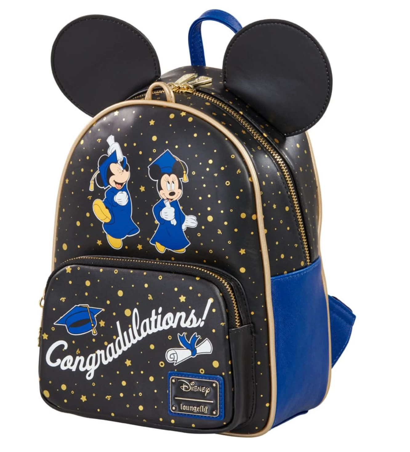 Disney Mickey & Minnie Graduation USA Exclusive Mini Backpack 2 Disney Mickey & Minnie Graduation USA Exclusive Mini Backpack - Image 2