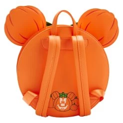 Loungefly Disney Glow Face Minnie Pumpkin Mini Backpack -Disney Toys WDBK2562 LFDISNEYGLOWFACEEMINNIEPUMPKINMINIBACKPACK50003BACK 9dea5b5c f148 4c6c 903a 50a65d150da5