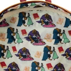 Loungefly Disney Beauty And The Beast Library Scene Mini Backpack S -Disney Toys WDBK2792 LFDISNEYBEAUTYANDTHEBEASTLIBRARYSCENEMINIBACKPACK1579INSIDE