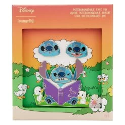 Loungefly Disney Stitch Mixed Emotions 4 PC Pin Set