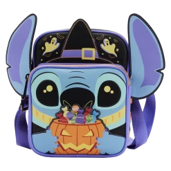 Loungefly Disney Lilo & Stitch Halloween Candy Cosplay Passport Bag
