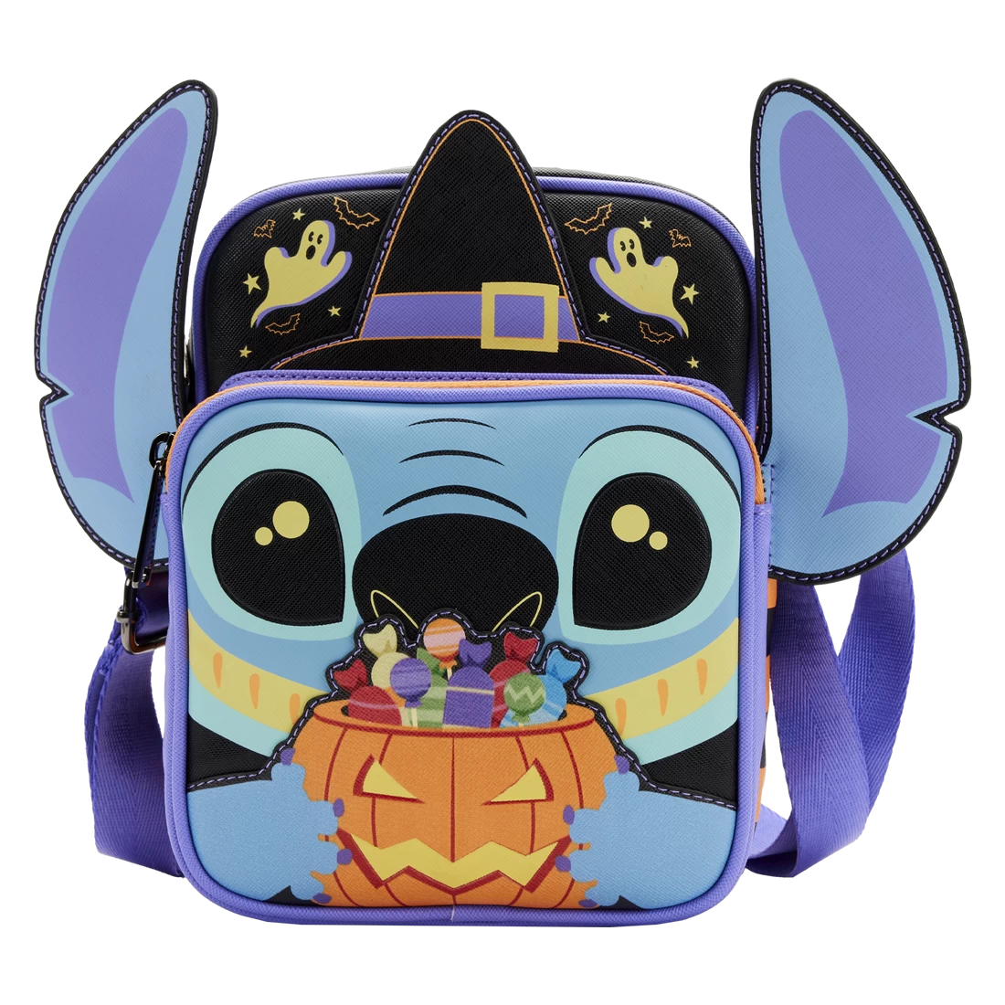 Loungefly Disney Lilo & Stitch Halloween Candy Cosplay Passport Bag 1 Loungefly Disney Lilo & Stitch Halloween Candy Cosplay Passport Bag