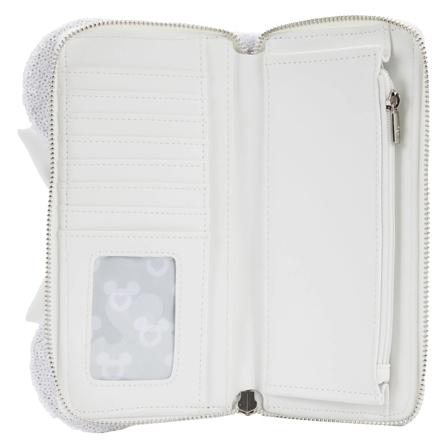 Loungefly Disney Minnie Sequin Wedding Ziparound Wallet 3 Loungefly Disney Minnie Sequin Wedding Ziparound Wallet - Image 3