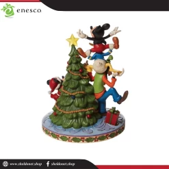 Enesco: Disney Traditions - Merry Tree Trimming -Disney Toys XMAS1