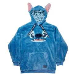 Preorder Loungefly Disney Stitch Sherpa Unisex Hoodie