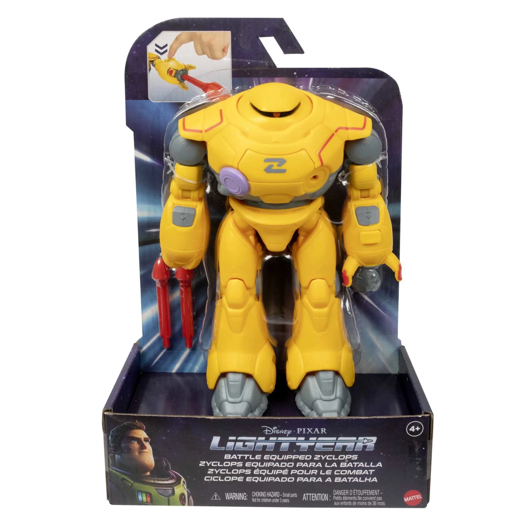 Disney Pixar Lightyear Battle Equipped Zyclops Figure 2 Disney Pixar Lightyear Battle Equipped Zyclops Figure - Image 2