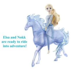 Disney Frozen Fashion Doll Elsa & Nokk Horse Set HLW58 -Disney Toys elsa 3