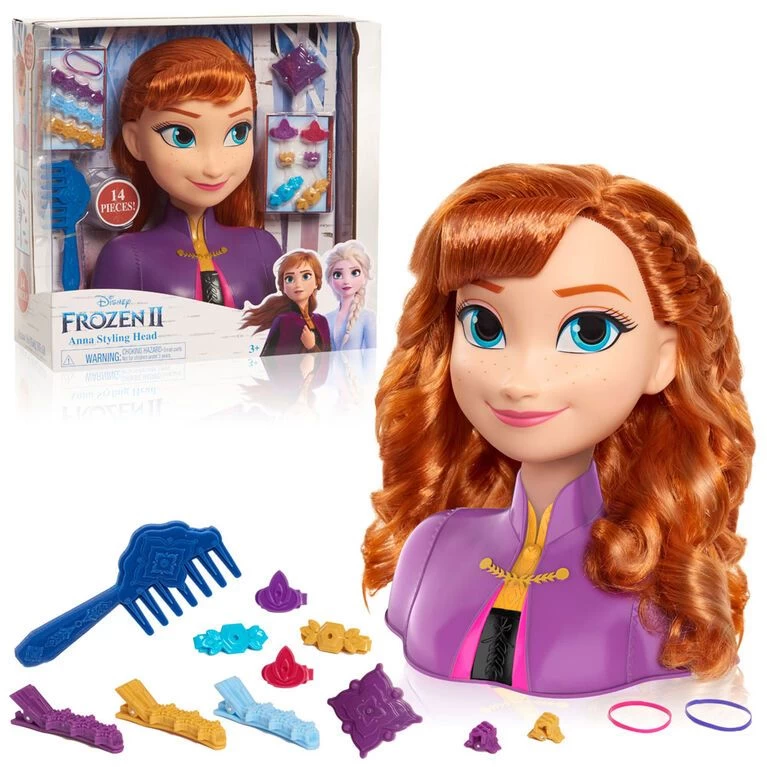 Disney Frozen 2 Anna Styling Head 32810 1 Disney Frozen 2 Anna Styling Head 32810