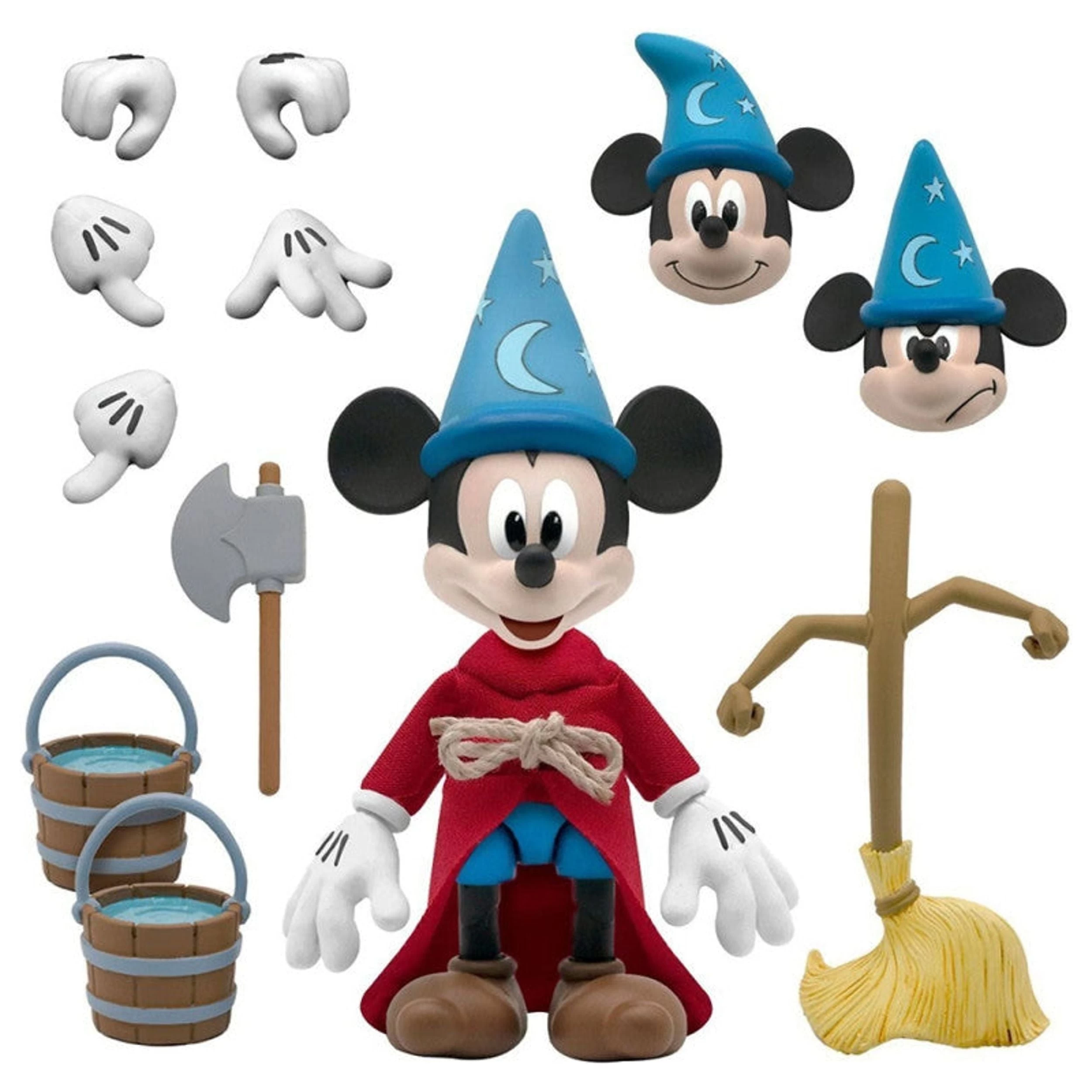 Figure Mickey Mouse Fantasia 7 Inch Ultimate Disney 3 Figure Mickey Mouse Fantasia 7 Inch Ultimate Disney - Image 3