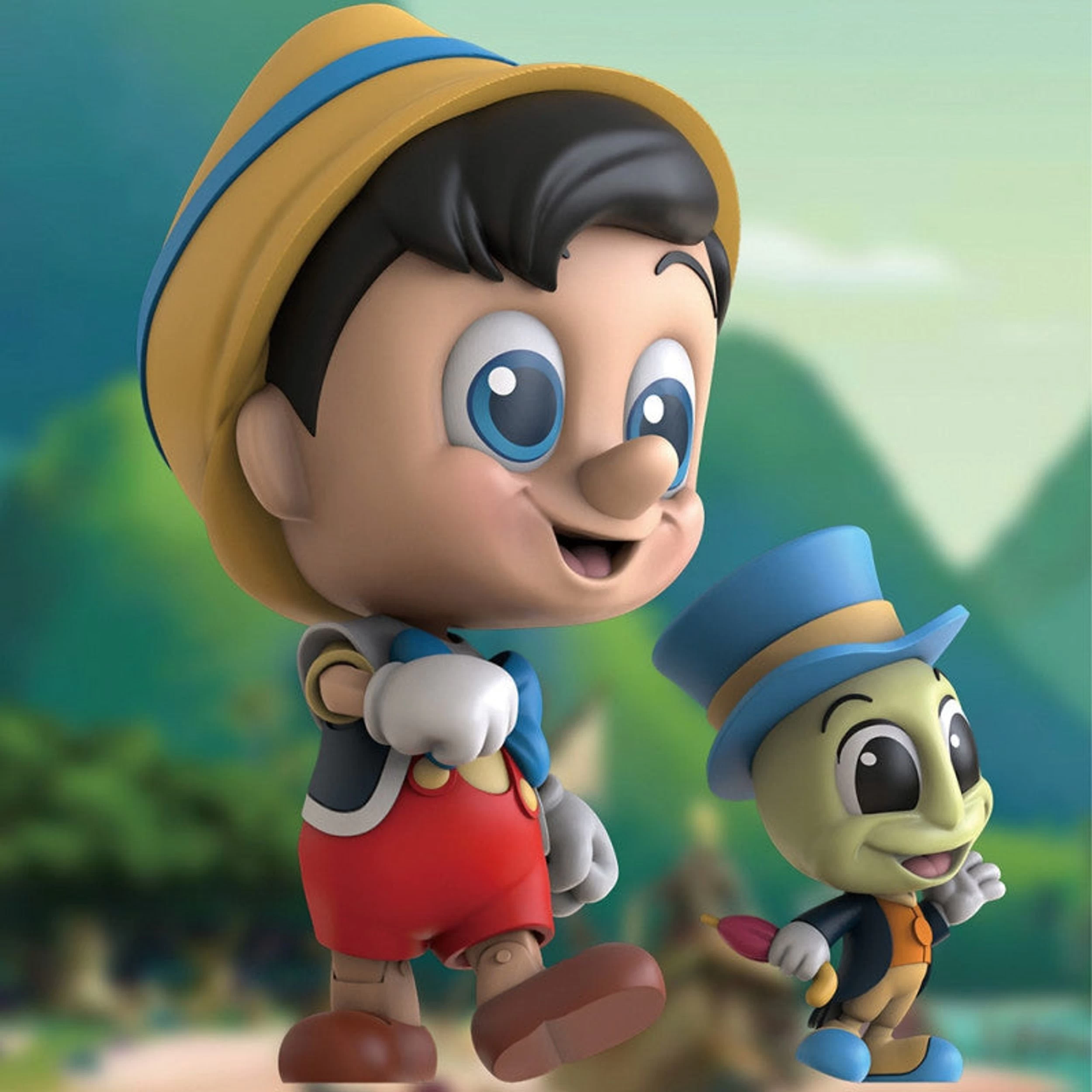 Figure Pinocchio And Jiminy Cricket S Cosbaby Disney 3 Figure Pinocchio And Jiminy Cricket S Cosbaby Disney - Image 3