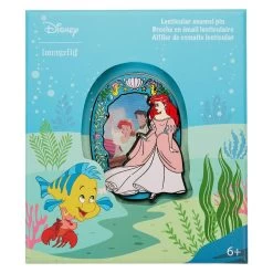Loungefly Disney The Little Mermaid Princess Lenticular 3" Inch Pin
