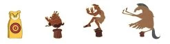 Loungefly Disney Hercules Training 4 PC Pin Set