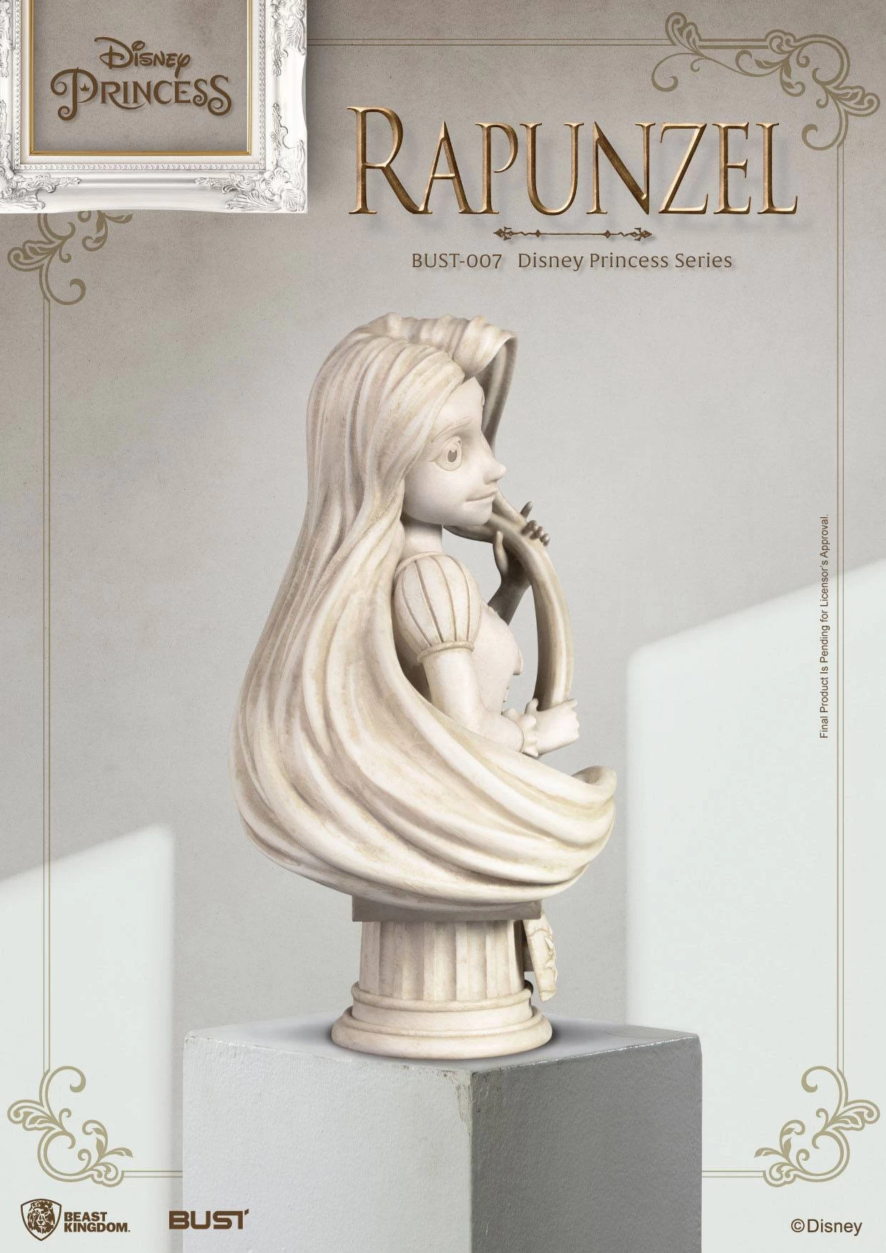Beast Kingdom Disney Princess Series Rapunzel Bust Statue 3 Beast Kingdom Disney Princess Series Rapunzel Bust Statue - Image 3