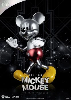 Beast Kingdom DAH-100 Disney 100 Year Of Wonder Mickey Mouse 1/9 Scale Dynamic 8ction Heroes Action Figure -Disney Toys hr bkddah 100 a