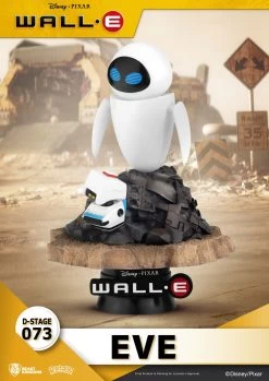 Beast Kingdom Disney Pixar WALL-E Eve Diorama Stage D-Stage Figure Statue -Disney Toys hr bkdds 073 2824c579 c2eb 4509 9388 45a122115546