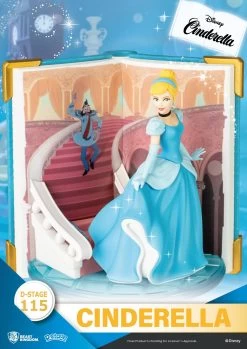 Beast Kingdom Disney Story Book D-Stage Diorama - Belle -Disney Toys hr bkdds 115 d