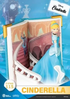 Beast Kingdom Disney Story Book D-Stage Diorama - Belle -Disney Toys hr bkdds 115 e