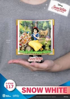 Beast Kingdom Disney Story Book D-Stage Diorama - Snow White -Disney Toys hr bkdds 117 g