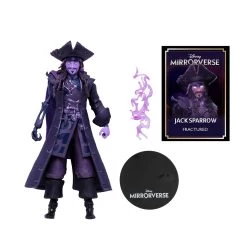 McFarlane Disney Mirrorverse 7" Figure - Jack Sparrow (Fractured) (Gold Label) -Disney Toys hr mcf16056 b