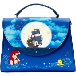 Loungefly Disney The Little Mermaid Ariel Fireworks Crossbody Bag