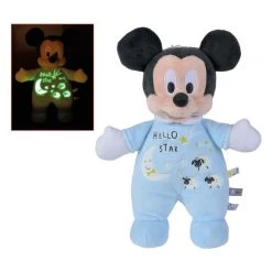 SIMBA Disney Mickey Soft Glow In The Dark Plush Toy - 25 CM