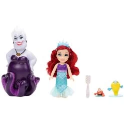 Jakks Disney The Little Mermaid Ariel + Ursula Doll - 15 CM -Disney Toys img 275051 38ddb096ad0628b3dab20299ee160168 1