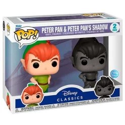 FUNKO POP Pack 2 Figures Disney Peter Pan - Peter Pan & Peter Pans Shadow Exclusive