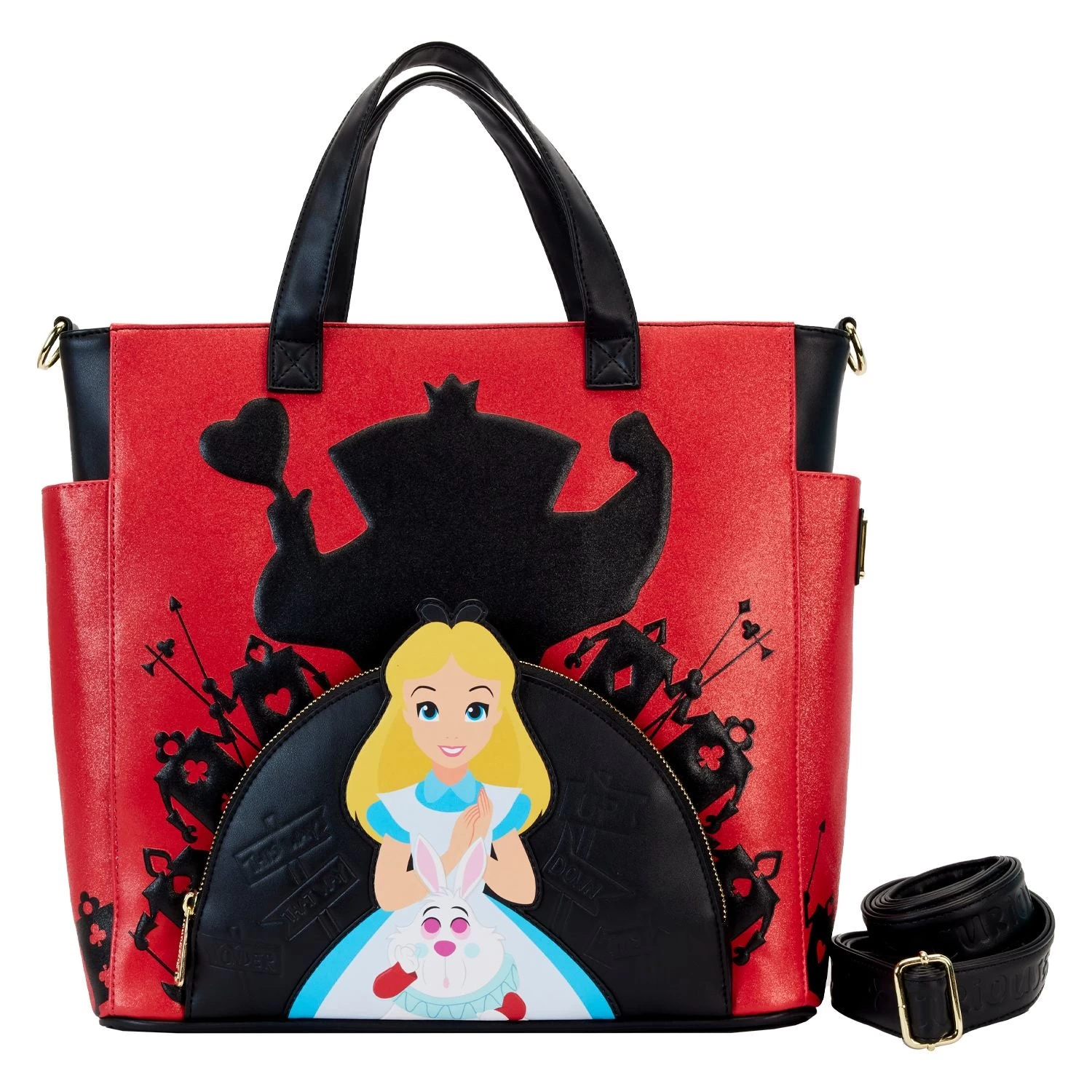 Preorder Loungefly Disney Alice And Wonderland Villains Convertible Crossbody 1 Preorder Loungefly Disney Alice And Wonderland Villains Convertible Crossbody