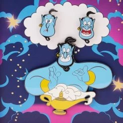 Loungefly Disney Aladdin Genie Mixed Emotions Pin Set -Disney Toys kdf tWZ0