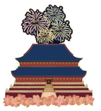 Loungefly Disney Mulan Castle 3" Collector Box Pin